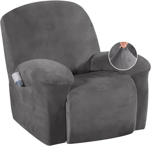 Miniatura 19 de H.VERSAILTEX 1 Pieza Funda para Sillón Reclinable de Terciopelo Fundas Deslizantes para Sillón Reclinable Fundas Deslizantes para Sillón Reclinable