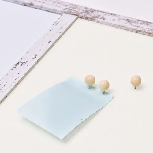 Miniatura 7 de Tablero de anuncios, pizarra blanca de fieltro beige para oficina, escuela, cocina, dormitorio, marco de madera blanca, 13 x 17 pulgadas, pizarra