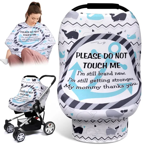 Miniatura 11 de Metplus - Funda para asiento de cochecito de bebé, toldo para carrito, cubierta para lactancia, para sillita de bebé, carro de compra, todo en uno