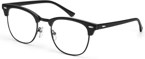 Miniatura 8 de NSSIW Gafas de luz azul para mujeres y hombres, gafas avanzadas para computadora, gafas de juegos, gafas semi sin montura