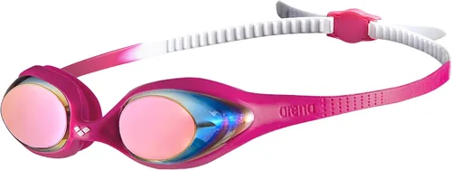 ARENA Gafas de natación unisex para jóvenes Spider Junior para niñas y niños de 6 a 12 años, lentes sin niebla, correa fácil de ajustar, sin fugas