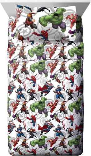Miniatura 20 de Jay Franco - Juego de sábanas para niños con sábana bajera, sábanas planas y funda para almohada - Ropa de cama ultra suave con funda para almohada
