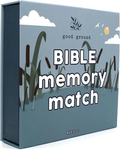 Miniatura 5 de Good Ground Juego de recuerdos a juego para niños pequeños Regalos divertidos y rápidos para niños y niñas de 3 a 7 años – Juego de cartas bíblico