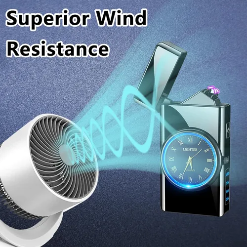 Miniatura 7 de Encendedor Eléctrico - Encendedor de Doble Arco USB Recargable, sin Llama, Resistente al Viento con Indicación LED de Batería para Velas, Acampada
