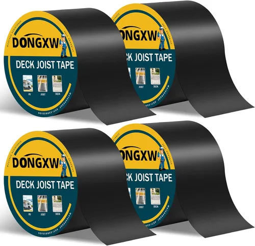 Miniatura 13 de Dongxw Cinta de viguetas para cubiertas, 2 pulgadas x 50 pies, impermeable, cinta adhesiva de butilo para viguetas y vigas de madera, paquete de 6