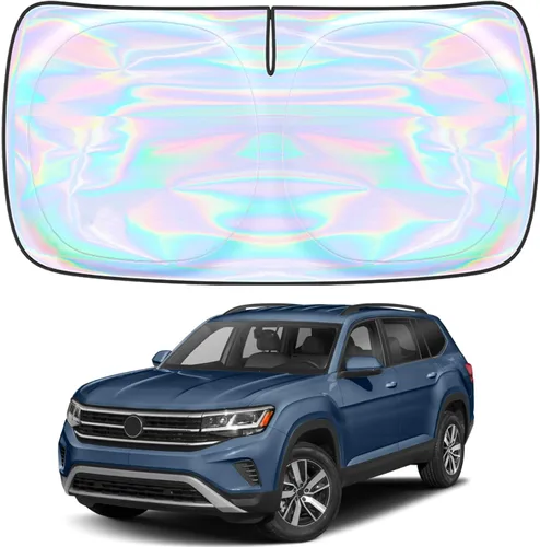 Miniatura 78 de Parasol para parabrisas Rivian R1S R1T 2022-2026 – Parasol compatible con Rivian R1S R1T plegable para ventana delantera, protector de visera solar