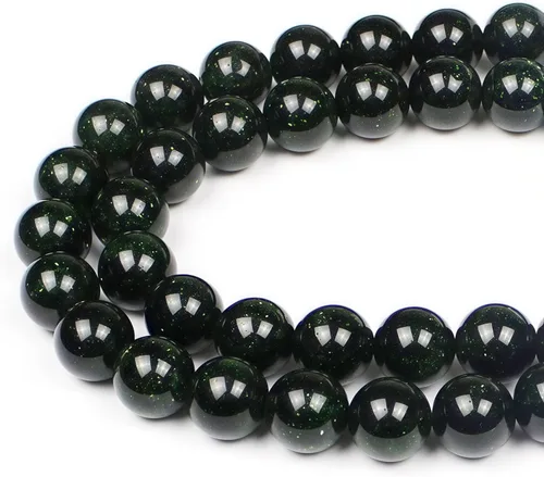 Miniatura 10 de MJDCB Cuentas sueltas redondas de jade rojo natural para hacer joyas, pulseras y collares DIY (6mm)