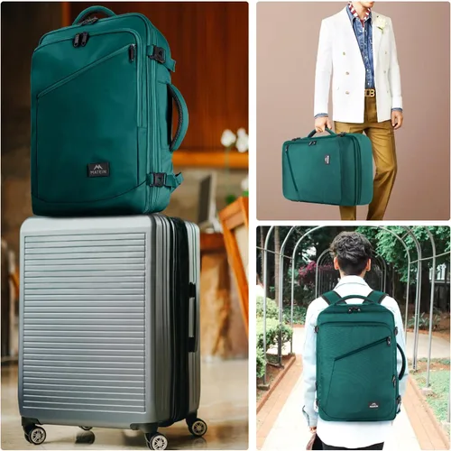 Miniatura 70 de MATEIN - Mochila de viaje extragrande de 10.56 galones, mochila de viaje ampliable apta para aerolíneas, para viajeros de fin de semana, hombres