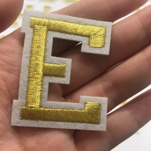 Miniatura 3 de Parches para planchar con texto en inglés «Letras de la A a la Z», para decorar parches de reparación para sombreros, chaquetas, camisas, chalecos