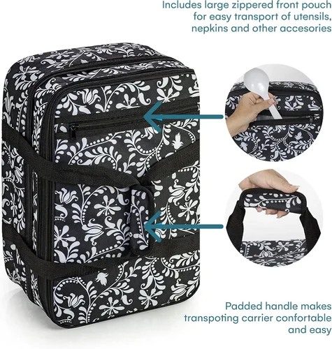 Miniatura 4 de X516 Bolsa de transporte para viajes, hermética, estilo cacerola.