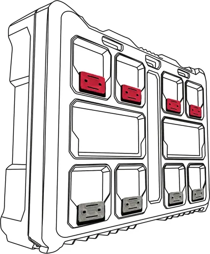 Miniatura 2 de Soporte Stealth Mounts BM-MW18 para batería
