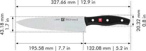 Miniatura 3 de ZWILLING Twin Signature - Juego de cuchillos alemanes afilados de 2 piezas, fabricado en una fábrica alemana propiedad de la empresa con acero