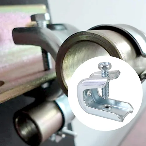 Miniatura 7 de Abrazadera de haz de 1/4"-20 para anillo de alambre roscado, abrazadera de acero chapado en zinc para bridas de 1/2 pulgada y varilla de rosca