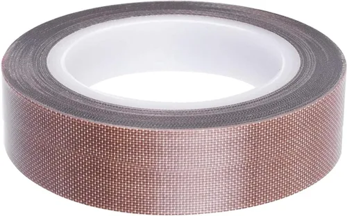 Miniatura 9 de Cinta de teflón, cinta de PTFE de tela de 1/2 pulgada de 30 pies para máquina selladora de impulso manual o al vacío, cinta adhesiva recubierta