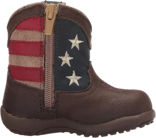 Miniatura 6 de ROPER Botas American Patriot Western para niños, Marrón