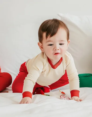 Miniatura 149 de VAENAIT BABY Infant Toddler Kids Adult Couple Family Matching Women Men Christmas Pjs Xmas Holiday Buffalo Plaid Pajama Set