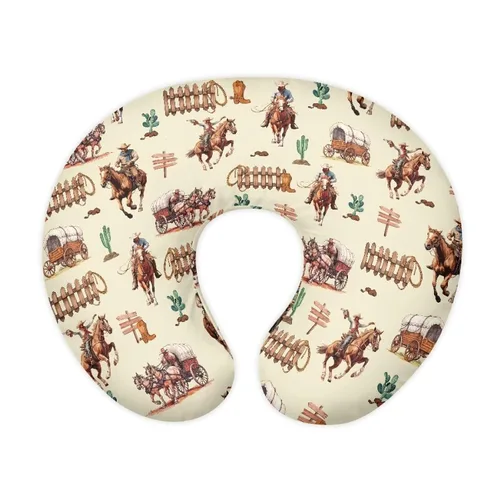 Miniatura 18 de Funda de almohada de lactancia azteca bohemia para bebés y niños, funda de almohada con cremallera oculta, funda de almohada de lactancia para niñas