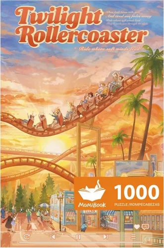 Miniatura 15 de MOMIBOOK Rompecabezas para Adultos de 1000 Piezas Rompecabezas de Bangkok en el Agua, Imagen de Pintura Difícil Desafiante Duro Imposible