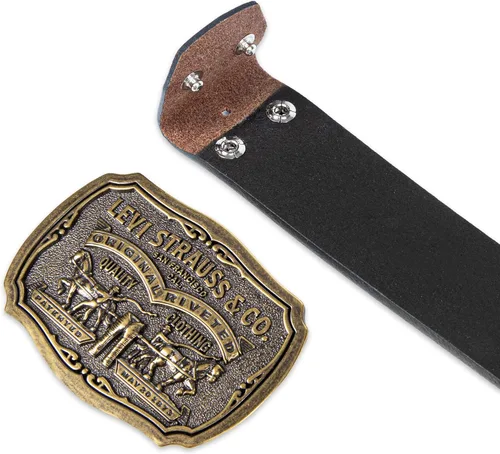Miniatura 9 de Levi's Men's Everyday Jean Belt with Removable Plaque Buckle