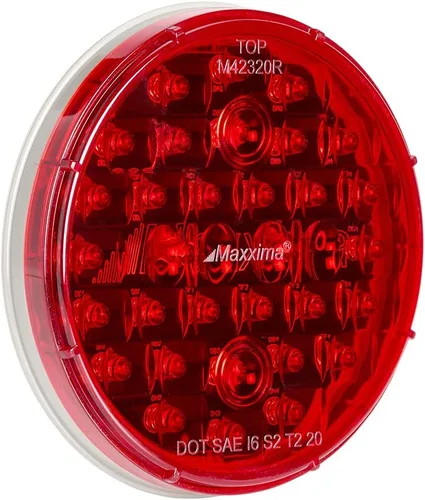 Miniatura 5 de Maxxima M42320R 32 LED Rojo 4" Luz Redonda de Parada/Cola/Giro