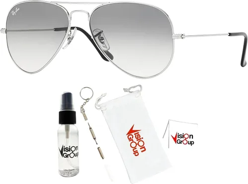 Miniatura 2 de Ray-Ban RB3025 - Gafas de sol de aviador de metal paquete de accesorios Vision Group