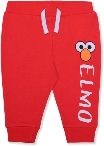 Miniatura 4 de Sesame Street Boys Elmo Bodysuit and Jogger Set for Newborn and Infant RedWhite