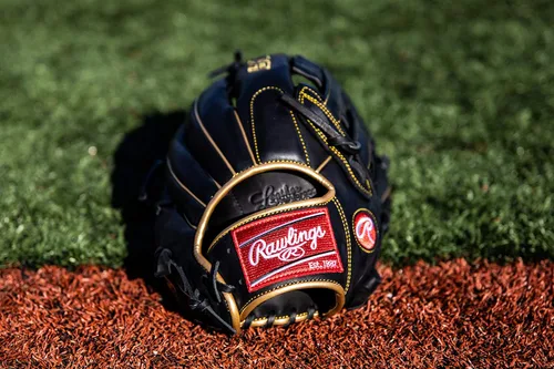 Miniatura 7 de Rawlings Guantes de béisbol de la serie R9 Tamaños 11.5 a 13 pulgadas Múltiples estilos Pro H-Web Negro/Oro