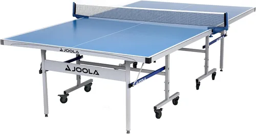 JOOLA NOVA - Mesa de ping pong para exteriores con juego de red impermeable para tenis de mesa - Ensamblaje rápido - Superficie de aluminio