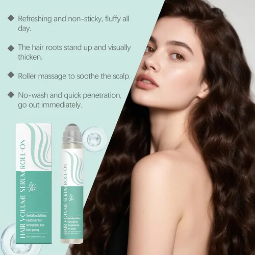 Miniatura 7 de Suero Roll-On para el Crecimiento del Cabello Mezcla con 3% de Romero, 3% de Redensyl, 2% de AnaGain, Biotina y Niacinamida Sin Enjuague