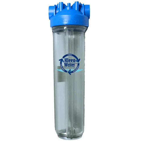 Miniatura 2 de KleenWater - Sistema de filtro de agua para toda la casa para eliminar cloro y sedimentos, 4.5 x 20 pulgadas, fabricado en Italia, entradas