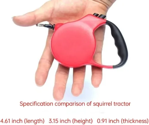 Miniatura 3 de Correa de cuerda de tracción de ardilla, cuerda de cadena antimordeduras, arnés para caminar pequeños animales con correa extensible para hámster