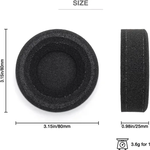 Miniatura 3 de Almohadillas de espuma de tercera capa L Cush Cushion compatible con Grado SR60 SR80 SR125 SR225 SR325 M1 M2 PS500e GS1000i GS1000e GS2000e PS1000e