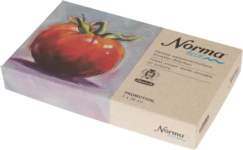 Miniatura 3 de Schmincke - NORMA® Blue, 71 751097, Juego de pintura diaria, juego de cartón, 7 x 1.2 fl oz, altamente pigmentado, resistente a la luz, mejores