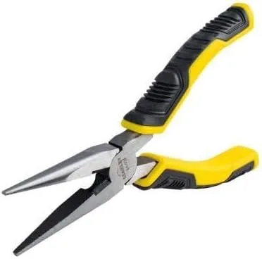 Miniatura 2 de Stanley 84-031W Alicates de corte de nariz larga bimaterial de 6 pulgadas