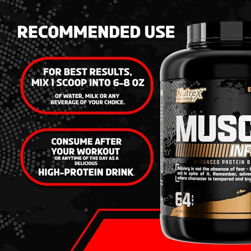 Miniatura 8 de Nutrex Research Proteína de suero de chocolate en polvo para hombres y mujeres, infusión aislada de suero con EAA y Hi BCAA Sports Nutrition