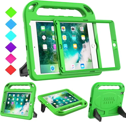 Miniatura 16 de BMOUO Funda para niños para iPad 9.7 2018/2017/iPad Air 2/1/Pro 9.7 - Protector de pantalla integrado con mango a prueba de golpes, funda