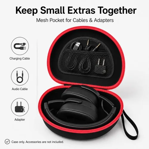 Miniatura 5 de Funda para auriculares Skullcandy Crusher/Hesh/Evo, inalámbricos Bluetooth para JLab JBuds Lux ANC, para auriculares TOZO HT3/HT2 y más auriculares