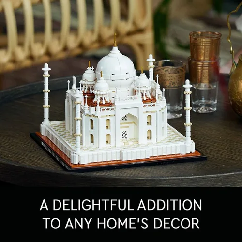 Miniatura 7 de LEGO Architecture Taj Mahal 21056 Set de Construcción - Colección de Monumentos, Modelo para Exhibición, Idea de Regalo de Decoración del Hogar