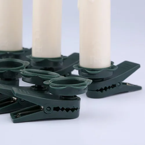Miniatura 5 de Velas LED con temporizador sin llama, velas de control remoto de 4 pulgadas, candelabro LED cónico para decoración de fiesta de Harry Potter, Luz
