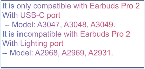 Miniatura 6 de Meenova Auriculares Derechos de Reemplazo OEM para Pods Pro (2ª Generación) A3047, A3048, A3049, Genuino Solo Lado Derecho Individual, Compatible