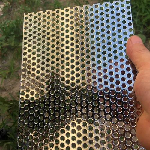 Miniatura 4 de Hojas de metal perforadas - Hojas expandidas y perforadas - Hoja de acero inoxidable perforada - 20GA agujero de 0.2" (aproximadamente 5mm) 11.8" X
