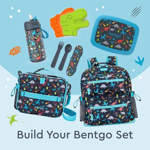 Miniatura 6 de Bentgo Buddies - Bolsas de hielo delgadas reutilizables para loncheras, bolsas de almuerzo y enfriadores, multicolor, paquete de 4