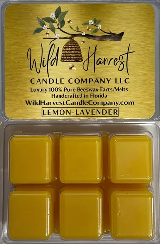 Miniatura 9 de Primera Respiración del Otoño Perfumado, 1 Paquete de Cera de Abejas Pura Derretida para Calentadores, Wild Harvest Candle Company, Tartas Cúbicas