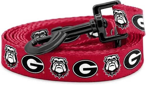 Miniatura 5 de Georgia Bulldogs - Collares y correas ajustables de nailon hechos a mano (cuello XS)