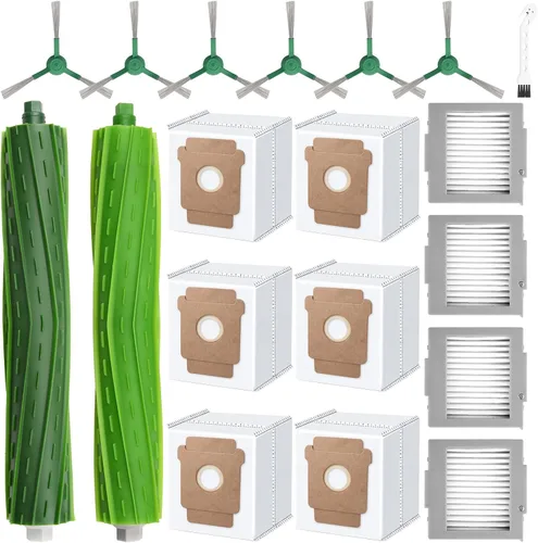 Miniatura 9 de Kit de 23 accesorios para aspiradora iRobot Roomba 104, 105, 105X Vac/Combo, Y0140, Y0110, Q0520, Q0120, Q011, piezas de repuesto incluyen 2