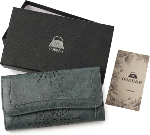 Miniatura 3 de OB OURBAG Cartera de piel para mujer, con tarjetero