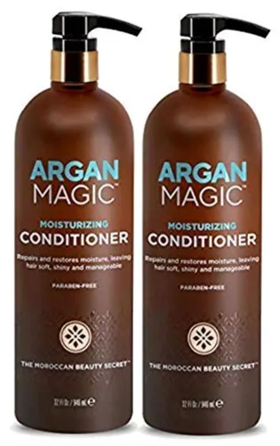Miniatura 9 de Argan Magic Acondicionador hidratante: desenreda, hidrata y repara tipos de cabello seco y dañado químicamente Rico en nutrientes, sin parabenos