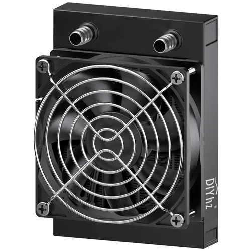 Radiador de Refrigeración por Agua para Computadora, Intercambiador de Calor de Aluminio de 8 Tubos, Radiador de Refrigeración Líquida, Disipador de