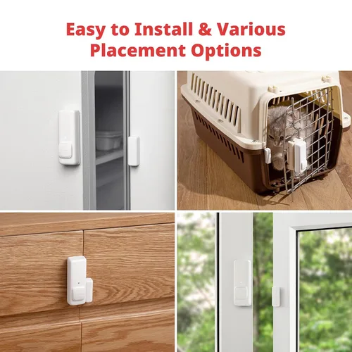 Miniatura 5 de SwitchBot Sensor de contacto de alarma de puerta – Alarma de ventana inalámbrica de seguridad inteligente para el hogar y sensor de puerta, añade