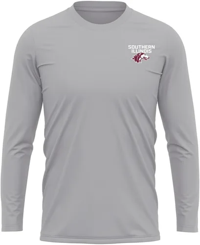 Miniatura 322 de Camisa deportiva de manga larga oficial de la NCAA Collegiate para hombre, con logotipo en el pecho izquierdo, colección Athletic Heather
